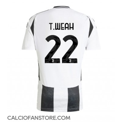 Maglia Calcio Juventus Timothy Weah #22 Prima Divisa 2024-25 Manica Corta Maglia Calcio Juventus Timothy Weah #22 Prima Divisa 2024-25 Manica Corta